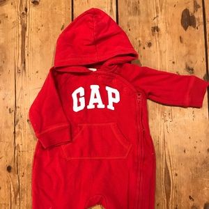 Gap zip up one piece
